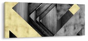 Kép - Texturált formák (120x50 cm)