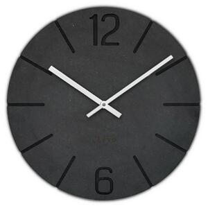 LAVVU Natur fekete óra, átmérő 34 cm
