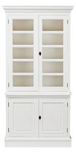 Milton vitrines szekrény 4 polccal 100x40x220cm