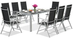 Polywood Verona alumínium kerti garnitúra 8 személyes Garden Point
