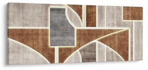 Kép - Alakzatok (120x50 cm)
