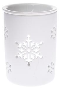 Snowlet kerámia aromalámpa fehér, 8,5 x11,5 cm