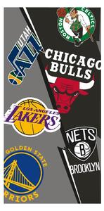 NBA kosárlabdacsapatok frottírtörölköző , 70 x 140cm