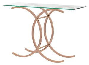Chica rose gold konzolasztal 128x40x79cm