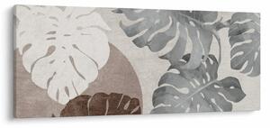 Kép - Design levelekkel (120x50 cm)