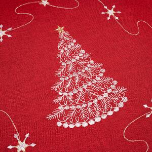 Fa karácsonyi abrosz piros, 35 x 35 cm, 35 x 35 cm