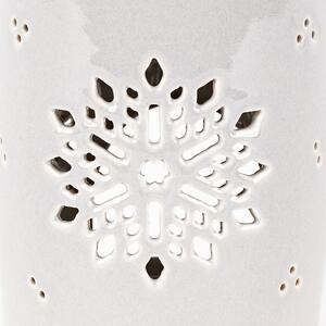 Snow flower porcelán aromalampa, 8,5 x 12 cm