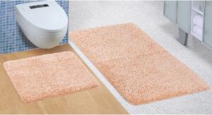 Fürdőszobai szőnyegkészlet Micro rózsaszín , 60 x100 cm, 60 x 50 cm