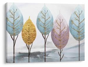 Kép - Dizájnos fák (70x50 cm)