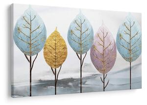 Kép - Dizájnos fák (90x60 cm)