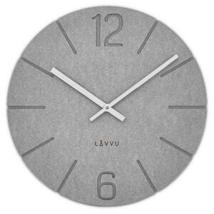 LAVVU Natur szürke óra, átmérő 34 cm