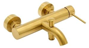 Kád csaptelep SAT Aurum zuhanyszett nélkül 150 mm csiszolt arany SATBAUR222BG