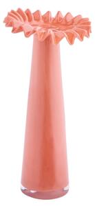 ANEMONE üveg váza 26cm terracotta