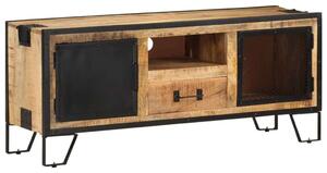Mangófa TV-szekrény - Ipari Stílus - 110x31x46 cm