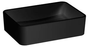 Munkaasztal Jika Cubito 50x35 cm fekete matt túlfolyó nélkül H8184237161121