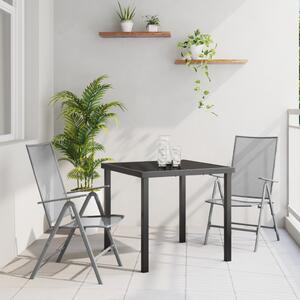 Kert étkező szett 3 pcs Antracit Porszórt acél