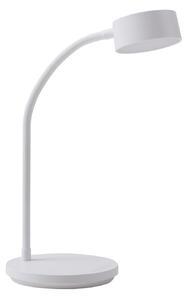 Asztali lámpa Lindby, Maori, dimmable, Fehér, Dolgozószoba / iroda, Fém, Modern
