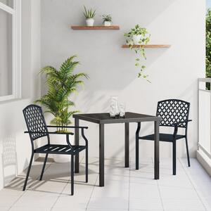 Kert étkező szett 3 pcs Antracit Porszórt acél