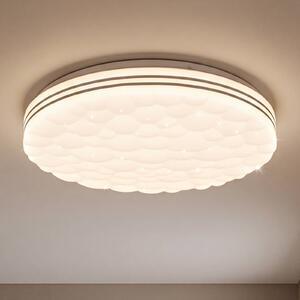 Reality Leuchten Tiger LED mennyezeti lámpa RGB CCT csillagfény eff, dimmelhető, Fehér / opál, Nappali / Étkező, Műanyag, Modern