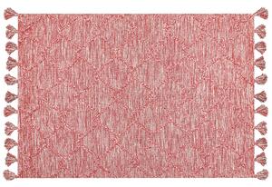 Piros pamutszőnyeg 160 x 230 cm NIDGE