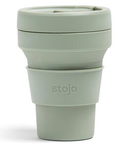 Pocket Cup Sage zöld összecsukható utazópohár, 355 ml - Stojo