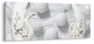 Kép - Aranyhattyú a vízen (120x50 cm)
