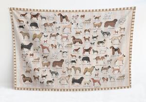Ágytakaró franciaágyra 170x240 cm Dog Types – Little Nice Things