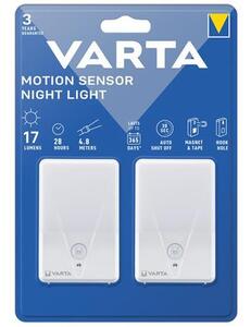 Éjjeli lámpa, LED, 2 db, VARTA Motion Sensor Night (VELA09)