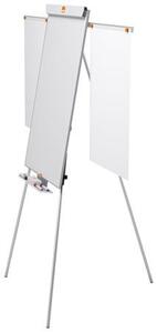Flipchart tábla, mágneses felület, 2 db segédkarral, NOBO Essentials, fehér (VN5693)