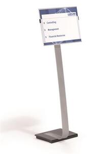 Padlóállvány, A3, DURABLE INFO SIGN, ezüst (DB481323)