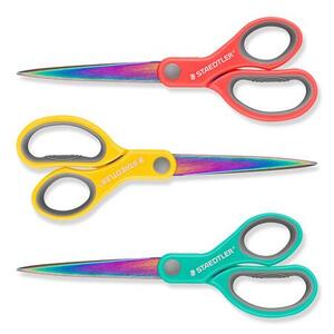 Olló, általános, 21 cm, STAEDTLER Norix&reg; 965, vegyes színek (TS96521XBK)