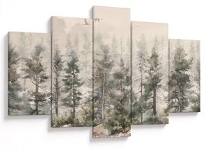 Kép - Fenyőerdő I., akvárium (150x105 cm)