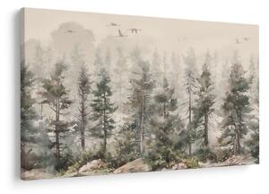 Kép - Fenyőerdő I., akvárium (90x60 cm)