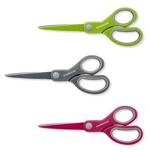 Olló, hobbi, 17 cm, STAEDTLER Noris&reg; 965, vegyes színek (TS96517PBK)