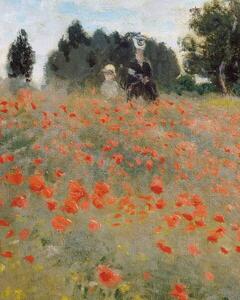 Monet, Claude - Reprodukció Poppies, (30 x 40 cm)