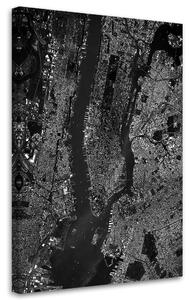 Gario Vászonkép Fekete-fehér várostérVászonkép - Nikita Abakumov Méret: 40 x 60 cm