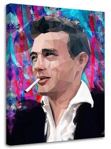 Gario Vászonkép Férfi cigarettával a szájban portré - Cantu Méret: 40 x 60 cm