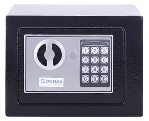 Bútorszéf, elektronikus zár, 230x170x170 mm, DONAU Tech, fekete (D19073251)
