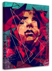 Gario Vászonkép Egy álmodozó no arca absztrakt - Cantu Méret: 40 x 60 cm