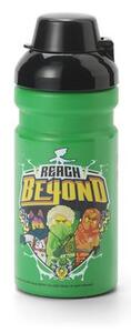 Kulacs, 390 ml, LEGO Ninjago, zöld-fekete-mintás (L40560803)