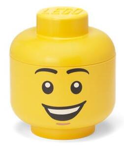 Tárolódoboz, fej, kicsi, LEGO, Happy Boy (L40310802)