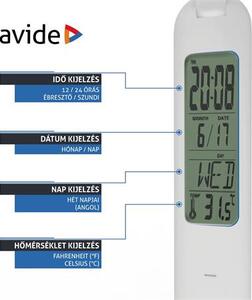 Asztali lámpa, LED, 4W, AVIDE Calendar, fehér (AVALRGBW)