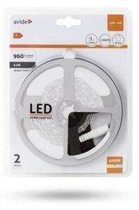 LED szalag, 2m, 120 LED, 4,8W, 960lm, fehér, 4000K, AVIDE (AVLEDSZ03)