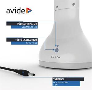 Asztali lámpa, LED, 4W, AVIDE Calendar, fehér (AVALRGBW)
