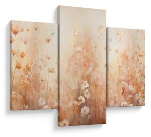Kép - Vadvirágok mintája (90x60 cm)