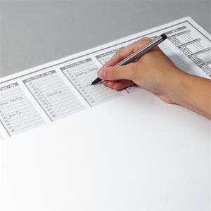 Könyökalátét, 595x410 mm, 2 éves és heti tervezővel, szamárfülvédővel, SIGEL Office (SIH6365)