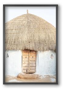 Desert hut - falikép keretben | artbridge