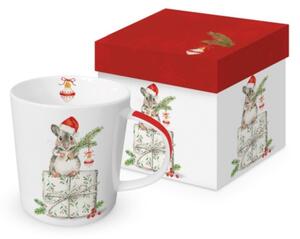 Porcelán bögre - 350ml - dobozban, Christmas Fridolin