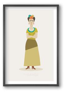 Frida - falikép keretben | artbridge