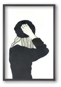 In Black - falikép keretben | artbridge